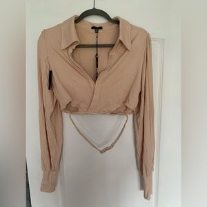 AFRM long-sleeve crop top